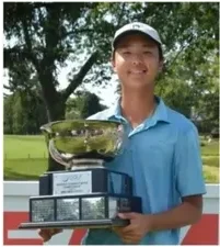 Junior golfer